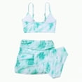 thumbnail image 4 of Girl's 3 Piece Halter Bikini Sets Bathing Suit with Cover Up Skirt, 4 of 7