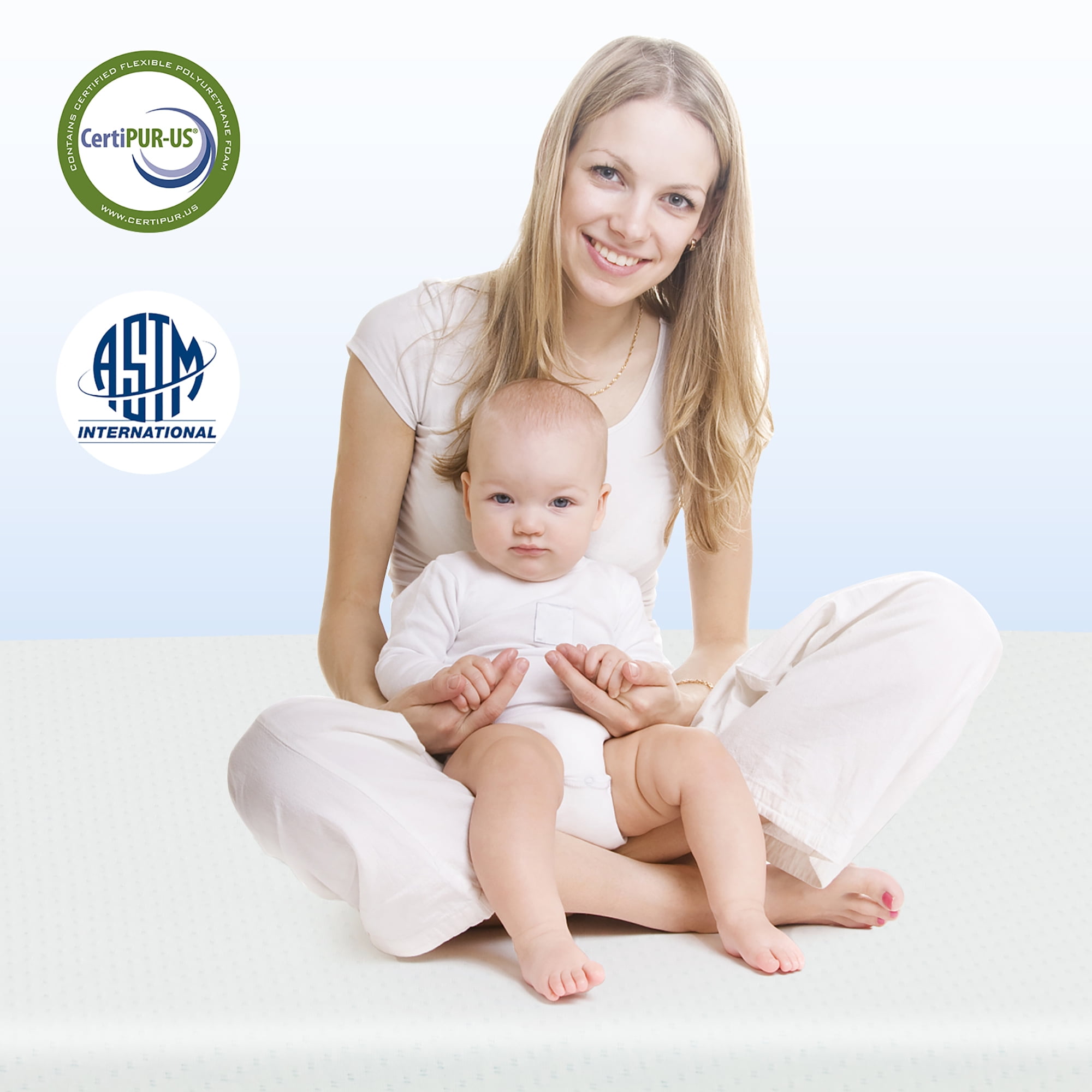 Gymax Baby Playpen Mattress Pad Dual Sided Bed Mattress w/Removable and Washable Cover
