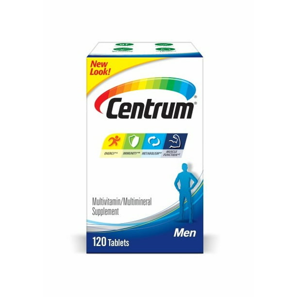 Centrum Men's Multivitamin and Multimineral Supplement Tablets, 120 Ct