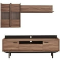 thumbnail image 2 of Modway Visionary 2 Piece Entertainment Center in Walnut Black, 2 of 7
