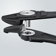 KNIPEX Tools - High Leverage Angled Diagonal Cutters, 12 Degree Angled, Multi-Component (7422200SBA), 8 inches