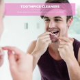 thumbnail image 4 of 200pcs Double-head Toothpicks Plastic Oral Care InterFloss Cleaners (Pink), 4 of 4
