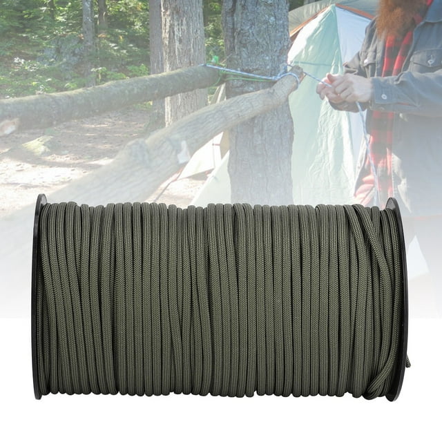 Cordon de Parachute, Matériau Polyester Polypropylène Antidérapant Haute Résistance à l'Abrasion pour Randonnée