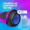 thumbnail image 4 of Hoverboard with bluetooth and led lights for Kids and Adults, 6.5” Wheels Self Balancing Scooter with Built-in Speaker, UL Safety Certified (Purple), 4 of 8