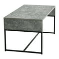 thumbnail image 6 of Household Essentials Wrap Modern Coffee Table, Slate Concrete, 6 of 8