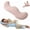 Pink, variant on 43IN Pea Pod Body Pillow for Side Sleepers, Ergonomic Support for Hips and Legs, Ice Silk Fabric, Cooling Memory Foam, Suitable for Side Sleepers