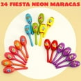 thumbnail image 2 of Joyfy 24 Pcs Mexican Fiesta Party Favors Mini Wooden Maracas for Kids,Birthday Baby Shower Cinco De Mayo Taco Tuesday Party Pinata Goodie Bag Stuffers Class Valentines Exchange Gifts, 2 of 9