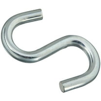 National Mfg Heavy Open S-Hook, Zinc, 4-In.