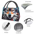 thumbnail image 4 of Easygdp Tie-Dye Wolf Head Bolsa de Almuerzo Insulada Reutilizable, Bolsa de Mano y Bandolera para Oficina, Trabajo, Viajes, 4 of 6