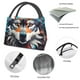 thumbnail image 4 of Fotbe Tie-Dye Wolf Head Bolsa Térmica Portátil con Estampado, Bolsa de Entrega de Alimentos Aislada, Bolsa Reutilizable de Gran Capacidad para Comidas y Supermercado, 4 of 6