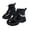 Black, variant on Pearl Metal Chain Boot for girls, Ankle Rain Boots for kids Outwear Shoe for girl, Metal Shoe Chain Decoration for Boots With Peal Shoe Chain for Women Gift