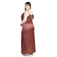 thumbnail image 3 of Vestido de escote drapeado Roman Fashion /Tallas Extras, 2005 (Chedron) cafe 38, 3 of 6