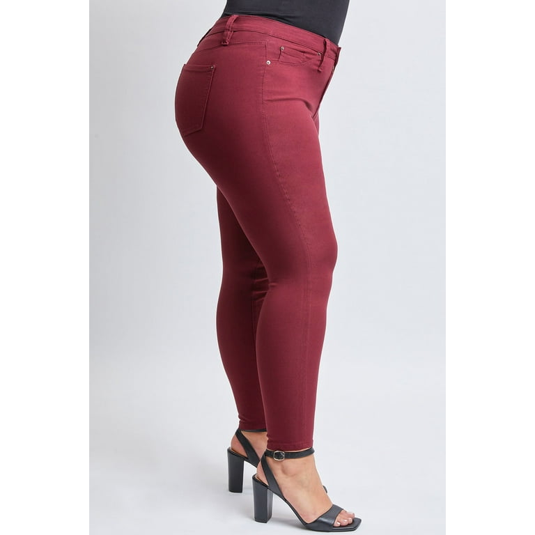 Plus Size Women's Hyperstretch Forever Color Flare Pants from YMI