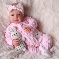 thumbnail image 2 of Muñeca Reborn BABESIDE Little Angel de 20 pulgadas con acceso., 2 of 8