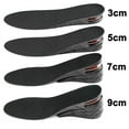 thumbnail image 3 of Nouveau Coussin de Pied Invisible Semelle Creuse Insert de Talon Soutien Absorbant Augmentation de la Hauteur Coussin Réglable Noir 9CM, 3 of 5
