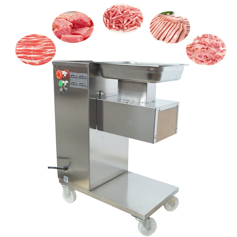 VEVOR Commercial Meat Cutter Machine 750 Watt Stainless Steel