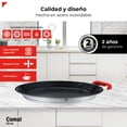 thumbnail image 3 of Bogner Comal 28cm Acero Inox Antiadherente Asa Silicón BPP28, 3 of 9