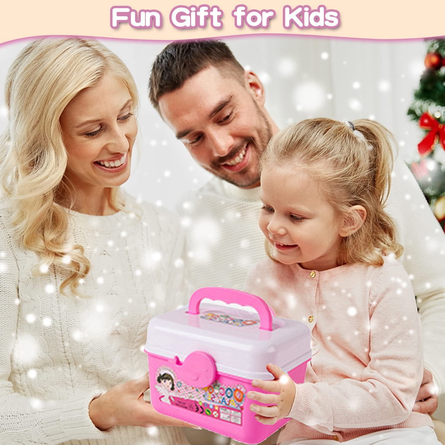 NimJoy 40 Pcs Pink Toddler Medical Kit Pretend Doctor Play Set Preshool Toy for Girls 3-6 Years Boys Kids Birthday Christmas Present