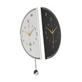 thumbnail image 3 of Reloj de pared de esquina de doble cara reloj decorativo arte de hierro único decoración de pared minimalista simple moderna para pequeña, 3 of 8