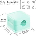 thumbnail image 3 of Cord Organizer Holder, 8 Pack Magnetic Desk Cable Clips Management, Hide Phone Charging Cable Keeper, Strong Adhesive Wire Charger Holder for Nightstand, Kitchen Appliances, Office Supplies, 3 of 14