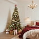 thumbnail image 4 of Towallmark Árbol de Navidad con Lápiz Delgado con Bisagras Artificiales Preiluminado de 6,5 Pies/7,5 Pies con Control Remoto, 240 Luces Blancas Cálidas, 4 of 10