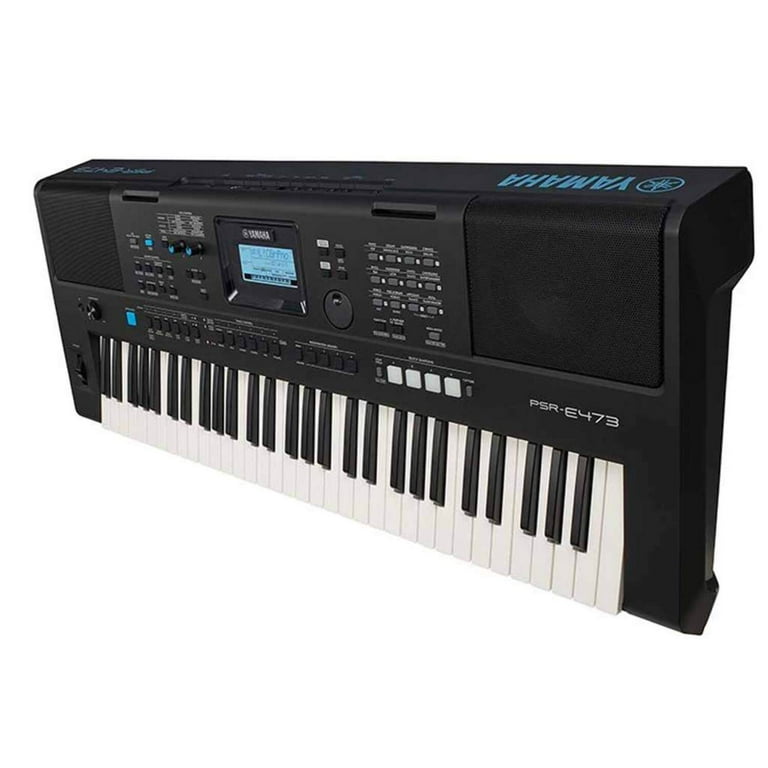 Yamaha PSR-E473 61-Key High-Level Portable Keyboard - Walmart.com