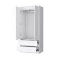 thumbnail image 2 of HomeRoots 518211 32 in. Accent Cabinet Soft Close with Multiple Shelves & Two Drawers, White, 2 of 5