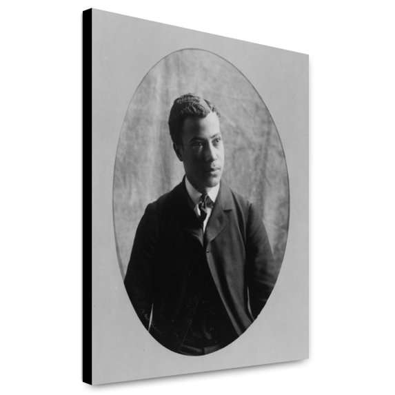 Canvas Print: Young African American Man, Facing Slightly Right, 1899