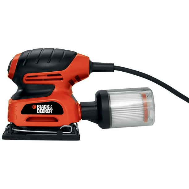 BLACK+DECKER 1/4Sheet Sander with Filtered Dust Collection Walmart