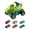 Green, variant on Green Dinosaur Car Track Ejection Racing Toy Set, Dinosaur Themed Vehicle with Ejection Action, Educational Play for Speed and Interaction