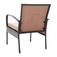 thumbnail image 6 of Safavieh Moore Outdoor Patio 3 Piece Chat Set - Natural/Beige, 6 of 15