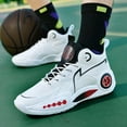 thumbnail image 4 of Bolognifi Men's Basketball Shoes Anti Slip Sports Shoes with Rubber Soles Suitable for Outdoor Training, 4 of 7