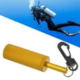 thumbnail image 6 of Dualoai Diving Rattle Clip Diving Pointer Anti-slip Diving Bell Point Rod Aluminum Alloy Gold, 6 of 9