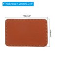 thumbnail image 2 of Unique Bargains 3' x 2' PU Leather Hat Patches, 20 Pcs Rectangle, Brown, 2 of 5