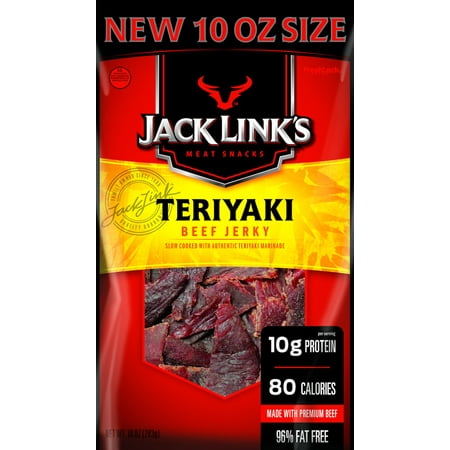 Jack Link's Teriyaki Beef Jerky, 10 Oz.