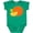 Kelly Green, variant on Inktastic Orange Fruit Boys or Girls Baby Bodysuit