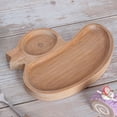 thumbnail image 3 of Food Serving Tray, Home Wooden Dish, Cute Pattern For Children Kid Duck,,Dog, 3 of 8
