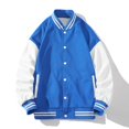 thumbnail image 3 of Baseballs Jackets New Fashion Casual Quality Patchwork Button Sports Coat Women Men Team Varsity Jacket Custom, 3 of 7