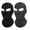 2 Hole Black+deep Grey, variant on 2-Pack 3-Hole Cooling Balaclava Full Face Mask, Breathable Seamless Lightweight Summer UV Protection for Motorcycle Cycling Hunting Halloween