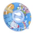 thumbnail image 2 of Anillo de asiento de flotador de natación inflable para bebé con asas de seguridad Anillo de piscina de patrón lindo para niños pequeños azul, 2 of 9