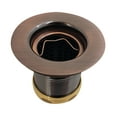 thumbnail image 2 of Westbrass Junior Bar and Laundry Sink Drain Assembly with Removable Strainer Basket, Antique Copper, 2 of 5