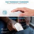 thumbnail image 3 of Ratón Óptico Inalámbrico YOMYM Blanco Recargable con Receptor USB y Adaptador Tipo-c para Computador, 3 of 7