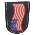 thumbnail image 6 of Men's Genuine Leather Strong Magnetic Money Clip USA Logos USA Eagle, 6 of 9