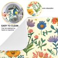 thumbnail image 2 of Yayeee Dish Drying Mat for Kitchen Counter 16"x18" Microfiber Absorbent Pad, Floral Animals, 2 of 7