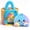 Blue, variant on Mystery Dumpling Plush Blind Box, Surprise Stuffed Dumpling, Novelty Collectible Stuffed Animals Squeezable Stress Relief Plushies for Birthday Holiday Party Favors