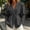 Gray, variant on **Womens Belted Shoulder Pad Blazer, Solid White Long Sleeve Casual Work Jacket**,Size M