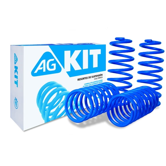 Resortes AG Kit para Auto para Volkswagen Jetta A3 (México, Aro Grande) 1992 a 1999 4 Piezas Nuevos