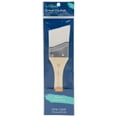 thumbnail image 2 of (6 pack) Hello Hobby 2" White Synthetic Angle Craft 10" Long Brush, Adult, Teen, 2 of 7