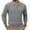 Gray, variant on Men's Collared Cable Knit Sweater Long Sleeve Polo Style Casual Pullover Top