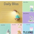 thumbnail image 2 of Lovely Lamps-themed Note Cards with Playful Features (3.54×3.54 Inches)100-Pack with105 Emoticon Stickers,Ideal for Quickly Jotting Down Reminders, Marking Key Points, and Leaving Temporary Messages, 2 of 12
